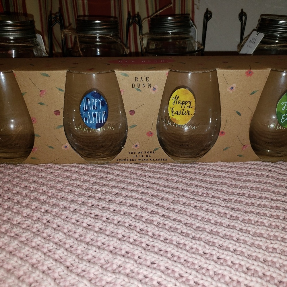 Rae Dunn glasses
